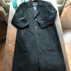 Brooks Brothers Black Overcoat